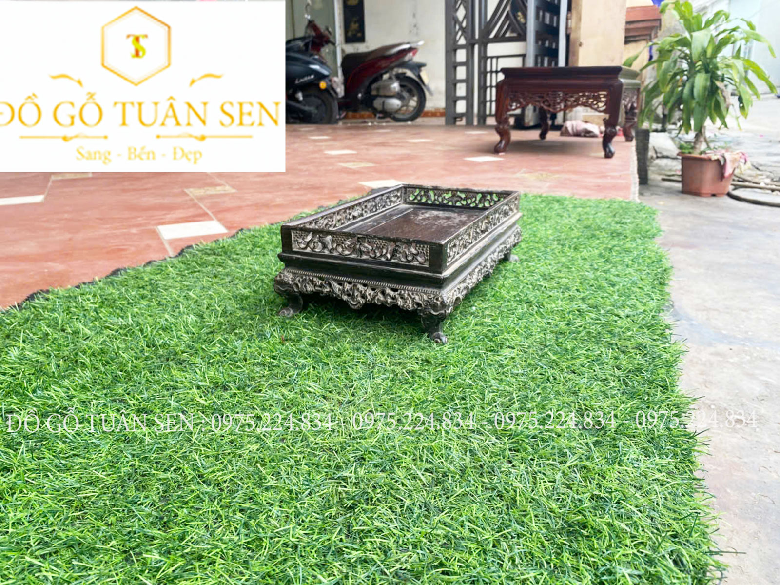 Khay Trà Gỗ trắc Cao Cấp